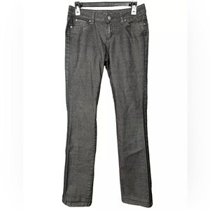 Prana Jada Jeans Womens 4/27 Pants Black Straight Leg Organic Cotton Stretchy